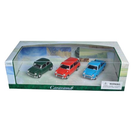 THINKANDPLAY 1 by 43 Diecast Mini Cooper 3pc Gift Set Model Cars TH898199